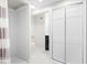 Bathroom featuring a tub and shower combination, toilet, and white closet at 1817 Bellefontaine St, Indianapolis, IN 46202
