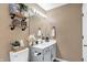 Cozy bathroom decor with decorative shelves, soft lighting, and rustic touches for a comfortable feel at 828 Ashton Park Dr, Greenwood, IN 46143