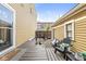Private backyard and deck with seating for outdoor relaxation and enjoyment at 1019 Central Ave, Indianapolis, IN 46202