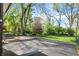 Paved parking area with green space, grass, and mature trees at 22 W 54Th St, Indianapolis, IN 46208