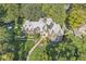 Large home with a slate roof, viewed from above at 6996 N Washington Blvd, Indianapolis, IN 46220
