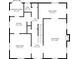 Detailed first floor plan showing kitchen, dining, living, and Gathering rooms, breakfast nook, bath, foyer and hall at 4807 Graceland Ave, Indianapolis, IN 46208