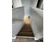 Carpeted staircase leading downstairs, offering a clear path to the lower level of the home at 2307 Blackthorn Dr, Franklin, IN 46131