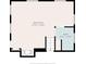 Floor plan of the basement featuring a bathroom and room dimensions at 327 Central Ave, Anderson, IN 46012