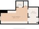 Fourth floor plan with the primary bedroom, a closet, and a room at 327 Central Ave, Anderson, IN 46012