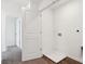The home has an open laundry room with water and electrical hookups at 6286 Wasco Dr, Whitestown, IN 46075