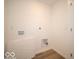 Utility room with hookups for washer/dryer, ready for customization at 6304 Wasco Dr, Whitestown, IN 46075