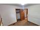 This bedroom features neutral carpet, and a closet perfect for storage at 8855 N Waverly Park Rd, Martinsville, IN 46151