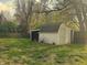 View of the backyard shed, offering additional storage space and functionality at 8855 N Waverly Park Rd, Martinsville, IN 46151