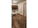 Utility room with vinyl floors and plumbing and electrical hookups at 8855 N Waverly Park Rd, Martinsville, IN 46151