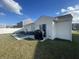 Backyard with patio, grill and seating, perfect for outdoor gatherings at 2018 Abbey Ln, Columbus, IN 47201