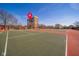 A complex features newly resurfaced tennis courts for recreation at 4000 N Meridian St # 14A, Indianapolis, IN 46208