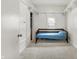 Bedroom with carpet, closet and shelving at 1127 S Pershing Ave, Indianapolis, IN 46221