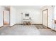 Bright entryway showcasing a decorative table, neutral color scheme, and durable flooring at 7655 Westerville Dr, Clayton, IN 46118