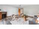 Cozy living room with fireplace, stylish decor, and ample space for relaxing and entertaining at 7655 Westerville Dr, Clayton, IN 46118