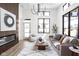 Cozy living room featuring a modern fireplace, comfortable seating, and stylish decor at 1676 Solebar Way, Westfield, IN 46074