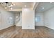 Spacious living room with hardwood floors, natural light, and open layout at 1229 N Keystone Ave, Indianapolis, IN 46201