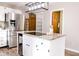 Spacious kitchen with stainless steel appliances and stylish island for cooking and entertaining at 10909 Wonderland Dr, Indianapolis, IN 46239