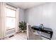 Bright home office with a window view, perfect for working remotely at 10909 Wonderland Dr, Indianapolis, IN 46239