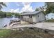 Lakefront home with paved driveway and lake access at 7438 Haw Dr, Nineveh, IN 46164