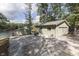 Detached garage with paved parking area at 7438 Haw Dr, Nineveh, IN 46164