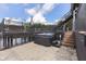 Relax in the outdoor hot tub, steps from the lake at 7438 Haw Dr, Nineveh, IN 46164