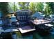 Two-story lakefront home with large deck and dock at 7438 Haw Dr, Nineveh, IN 46164
