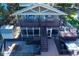 Two-story lake house with wrap-around deck, screened porch and hot tub at 7438 Haw Dr, Nineveh, IN 46164