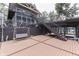 Large deck with stairs leading to the lake at 7438 Haw Dr, Nineveh, IN 46164