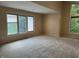Spacious bedroom with large windows offering scenic views at 4161 S Summit Ln, Columbus, IN 47201