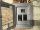 View of electric breaker box with wiring diagram and a mix of breakers at 237 Ringwood Way, Anderson, IN 46013