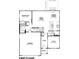 First floor plan showing a layout with garage, bath, kitchen, great room, study, and foyer at 146 Velvet Hat Rd, Danville, IN 46122
