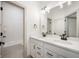 Shared bathroom with double vanity, and a bathtub at 15786 Vitalize Run, Fishers, IN 46040