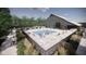Aerial view of community pool with surrounding lounge chairs at 15786 Vitalize Run, Fishers, IN 46040