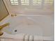 Close up of a soaking tub with jets at 1612 S Jeanne Ct, New Palestine, IN 46163