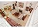 Grand living room showcasing sophisticated decor, elegant furniture, and ample space for gatherings at 1612 S Jeanne Ct, New Palestine, IN 46163