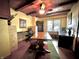 Spacious office with dual desk spaces, overhead lighting and a charming ceiling fan at 610 E Morgan St, Martinsville, IN 46151
