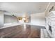 Open-concept living room that flows into the kitchen for seamless entertaining at 6502 Allisonville Rd, Indianapolis, IN 46220