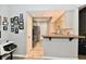Efficient kitchen with stainless steel appliances and ample cabinet space at 7854 Harbour Isle, Indianapolis, IN 46240