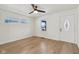 Bright bedroom with hardwood floors and a window at 2161 Napoleon St, Indianapolis, IN 46203