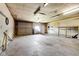 Spacious garage, featuring a workbench and extra storage at 2161 Napoleon St, Indianapolis, IN 46203