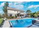 Large in-ground pool with spacious patio and landscaping at 4729 Pearcrest Way, Greenwood, IN 46143