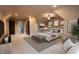 Large main bedroom with sitting area and en-suite bathroom at 4429 Village Dr, Anderson, IN 46012