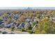 Neighborhood view with city skyline in background at 628 N Beville Ave, Indianapolis, IN 46201