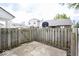 Fenced backyard patio provides privacy at 6072 Wingedfoot Ct, Indianapolis, IN 46254