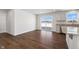 Modern kitchen featuring stainless steel appliances and granite countertops at 432 Charles Freer Ln, Whiteland, IN 46184