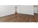 Living room with dark hardwood floors and an open floor plan at 432 Charles Freer Ln, Whiteland, IN 46184