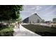Rendering of exterior of recreational facility with lush landscaping and walking path at 15846 Vitalize Run, Fishers, IN 46040