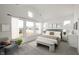 Bedroom with many windows, carpet, neutral walls, decor and furniture at 15846 Vitalize Run, Fishers, IN 46040