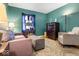 Cozy living room with stylish decor and comfortable seating arrangements at 6906 Johnson Rd, Indianapolis, IN 46220